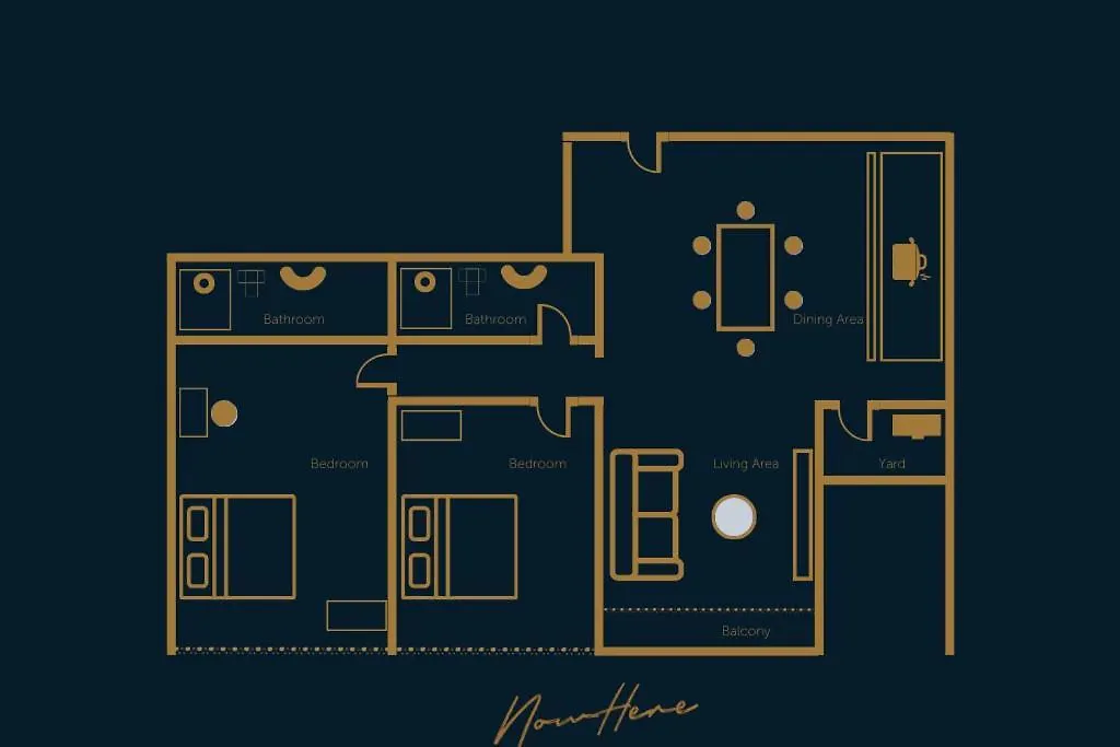 Nowhere 2Br & 2Bath Apartment With Balcony @ Reizz Residences Kuala Lumpur